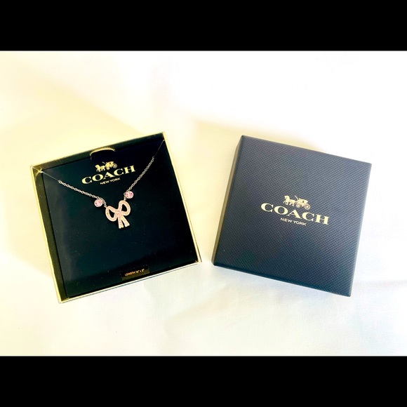 Coach Necklace and Earrings Gift Set - Picture 5 of 12